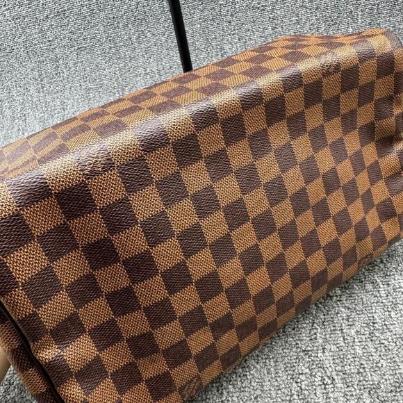 Louis Vuitton Speedy 30 Damier Ebene Canvas Tote 775-071525 - Picture 7 of 15